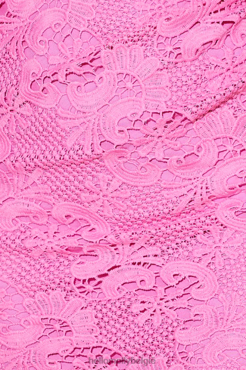 kleding Hello Molly geheime stijl midi-jurk roze XR2L4110