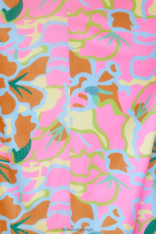 kleding Hello Molly groovy feel midi-jurk roze XR2L5109