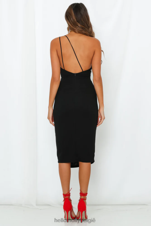kleding Hello Molly het terugnemen jurk zwart XR2L3405