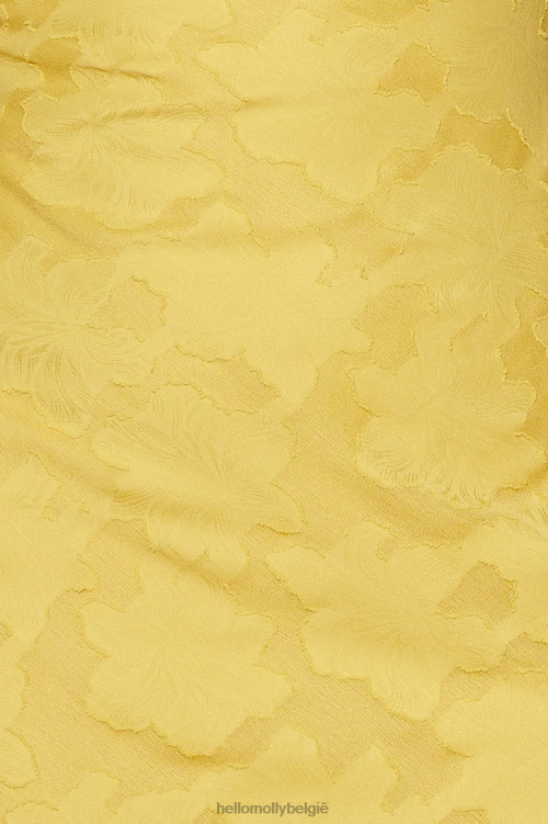 kleding Hello Molly into spring midi-jurk geel XR2L4082