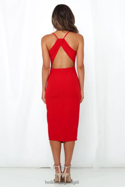 kleding Hello Molly lieve emilia heb de laatste dans midi-jurk rood XR2L3415