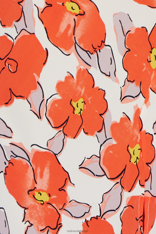 kleding Hello Molly lily lover midi-jurk rood XR2L3822