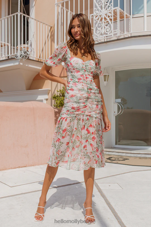 kleding Hello Molly meid, we hebben een midi-jurk XR2L3616