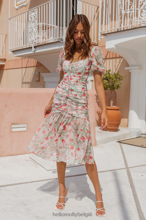 kleding Hello Molly meid, we hebben een midi-jurk XR2L3616