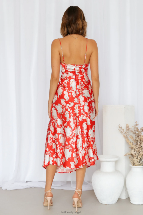 kleding Hello Molly mijn eerste keer midi-jurk rood XR2L3929