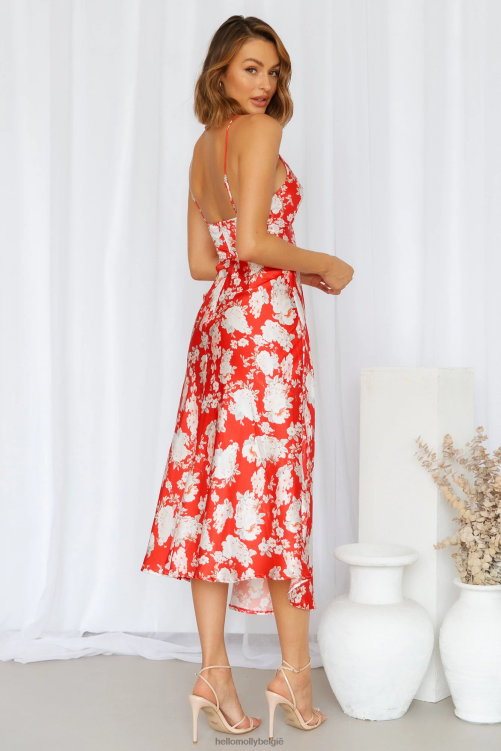 kleding Hello Molly mijn eerste keer midi-jurk rood XR2L3929