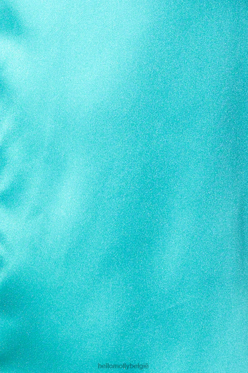 kleding Hello Molly my felle hart satijnen midi-jurk groenblauw XR2L5263