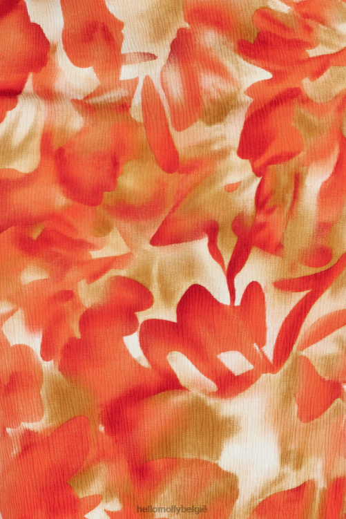 kleding Hello Molly passionele hymns midi-jurk bruin XR2L5135