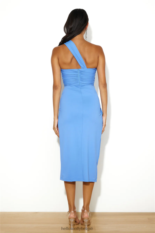 kleding Hello Molly past overal bij midi-jurk blauw XR2L3902