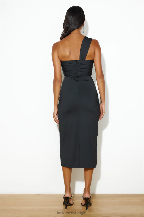 kleding Hello Molly past overal bij midi-jurk zwart XR2L4209