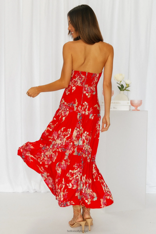 kleding Hello Molly poseren voor de show midi-jurk XR2L3848