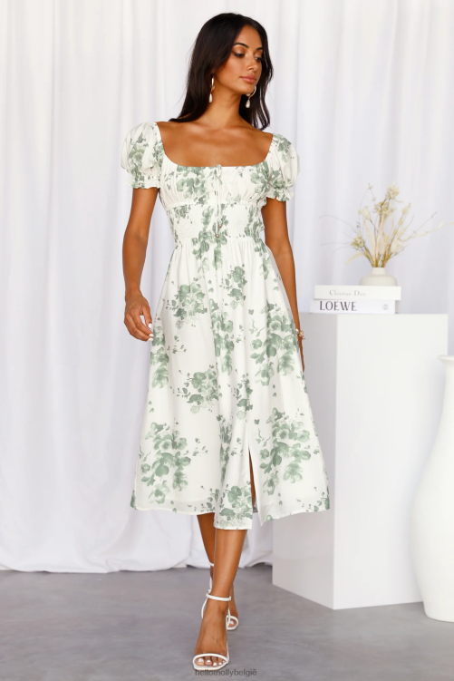 kleding Hello Molly repeat it midi-jurk met bloemenprint XR2L3713