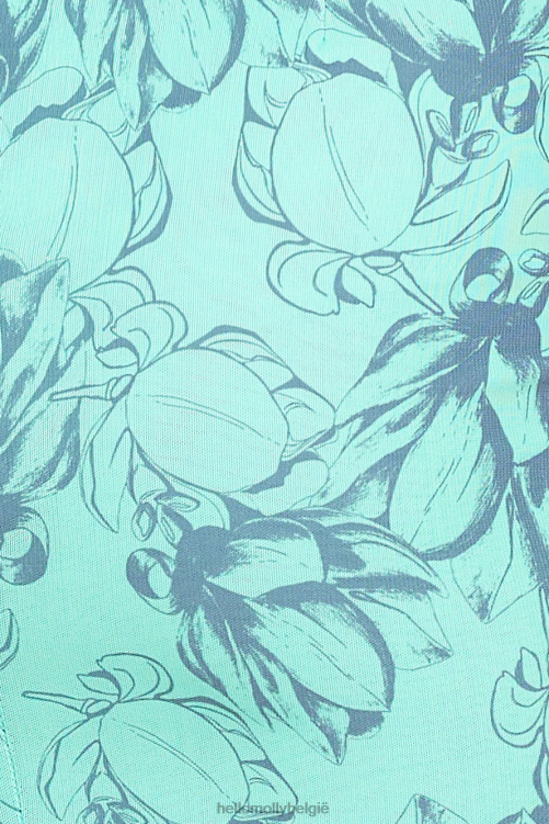 kleding Hello Molly schakelende looks midi-jurk groen XR2L5221