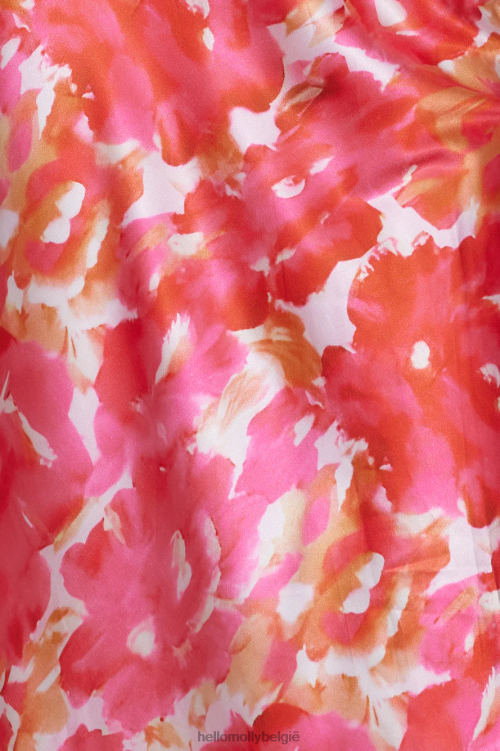 kleding Hello Molly she is beauty midi-jurk roze XR2L3897