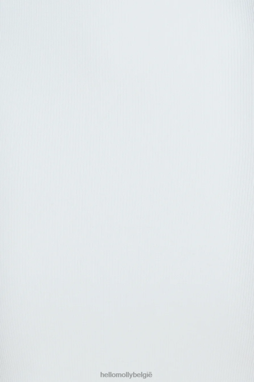 kleding Hello Molly sing song midi-jurk wit XR2L3678