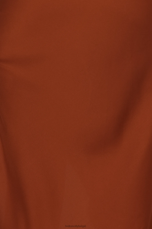 kleding Hello Molly stijlvolle midi-meisjesjurk bruin XR2L3525
