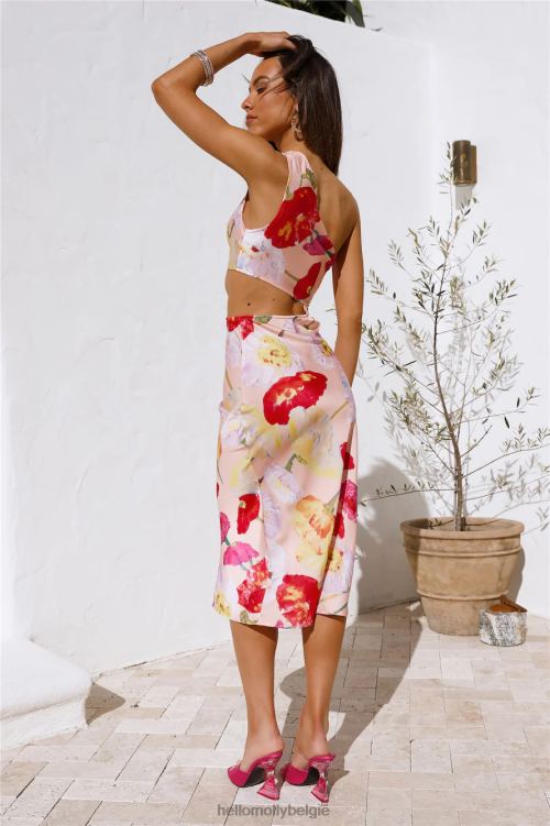 kleding Hello Molly sweet affair midi-jurk multi XR2L3878