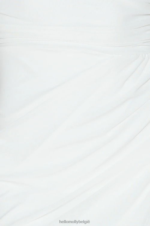 kleding Hello Molly tijdwinnaar midi-jurk wit XR2L5112