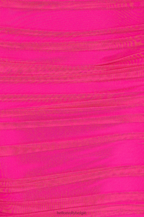 kleding Hello Molly uitgesneden midi-jurk in hete roze XR2L3869