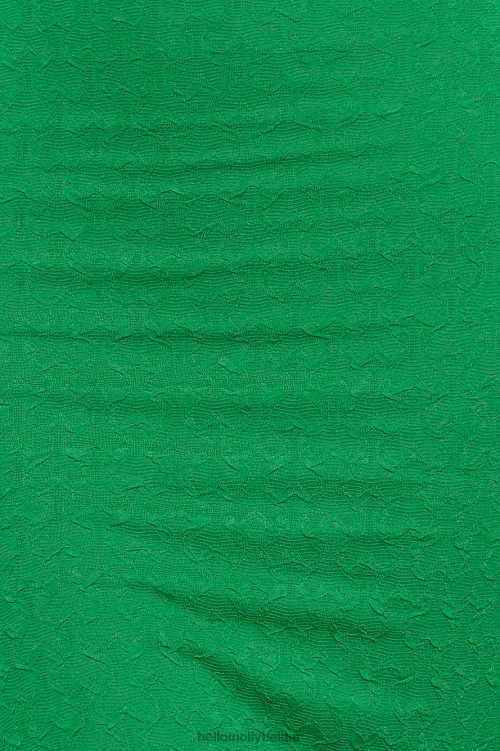 kleding Hello Molly vakantiekleding midi-jurk groen XR2L5079