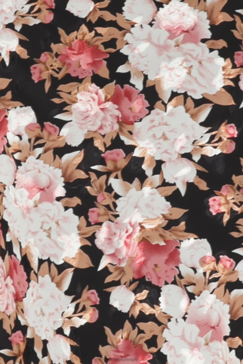 kleding Hello Molly weekend feel midi-jurk zwart XR2L3562