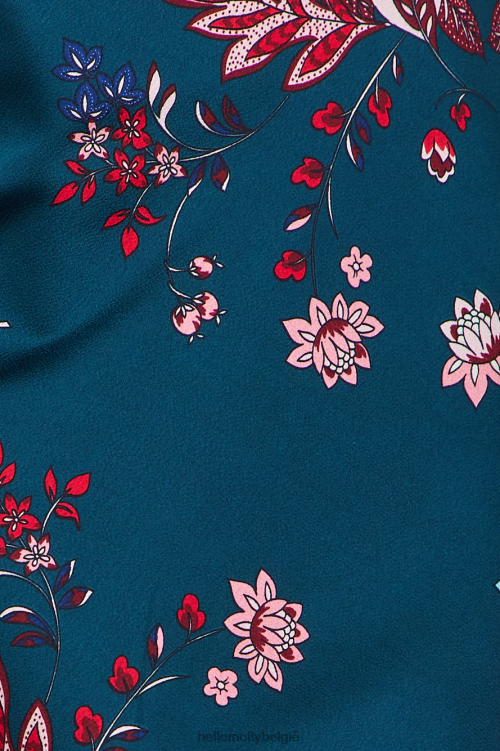 kleding Hello Molly your windy days midi-jurk blauw XR2L4205