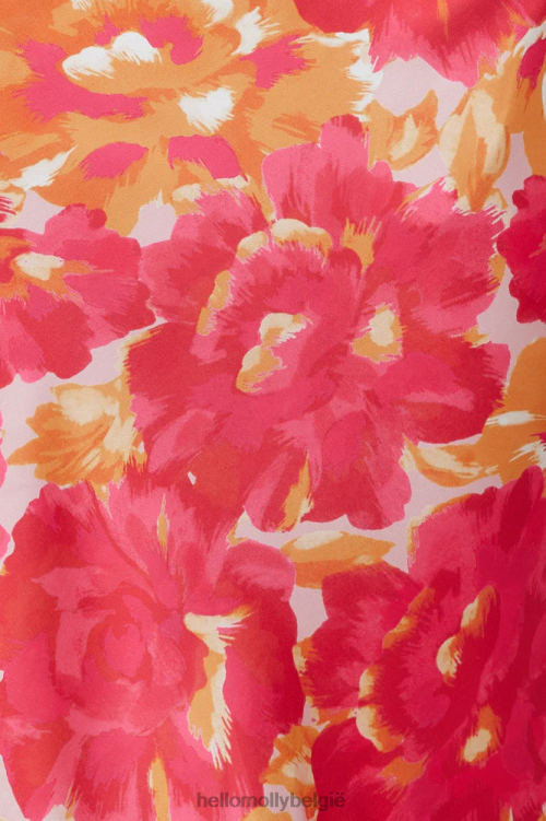 kleding Hello Molly zalige hart midi-jurk met bloemenmotief XR2L6988