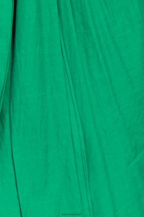 kleding Hello Molly zoals een zonnebloem midi-jurk groen XR2L3663
