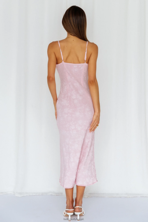 kleding Hello Molly zonnebaden zonnebloem midi-jurken roze XR2L4002