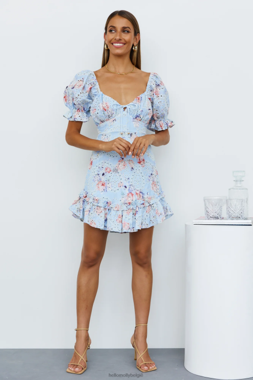 kleding Hello Molly absoluut schattig jurkje lichtblauw XR2L1579