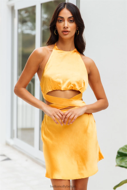 kleding Hello Molly signalen verzenden kleed mango aan XR2L2937
