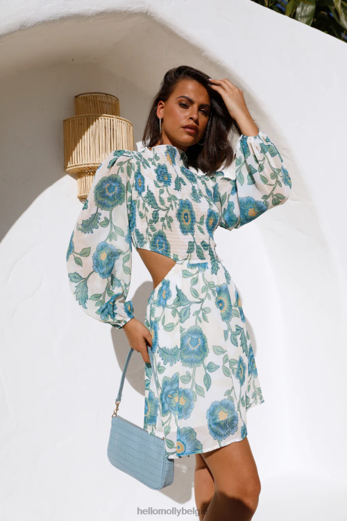 kleding Hello Molly zachte ogen kleden blauw XR2L2958