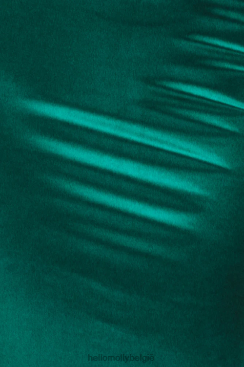 kleding Hello Molly Kourtney midi-jurk jade XR2L6942