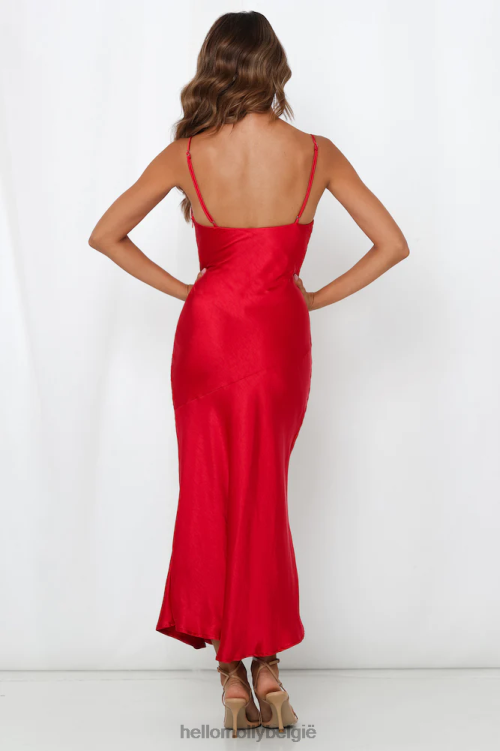 kleding Hello Molly Vraag naar een midi-jurk wijn van een vriend XR2L6941