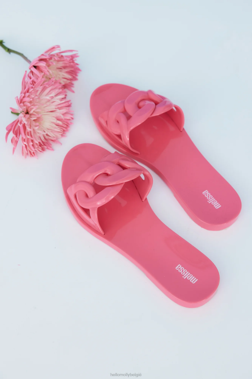 schoenen Hello Molly Melissa Jelly Chain Slides roze XR2L9990