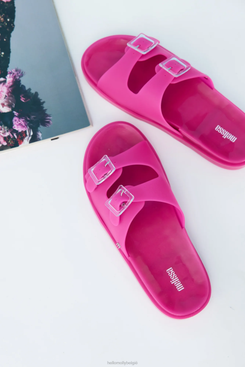 schoenen Hello Molly Melissa brede slippers roze XR2L9991