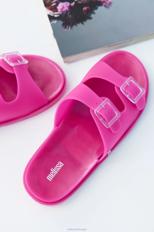 schoenen Hello Molly Melissa brede slippers roze XR2L9991
