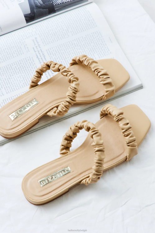 schoenen Hello Molly billini monique glijdt zandsteen XR2L10005