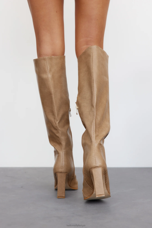 schoenen Hello Molly billini ives kniehoge laarzen koffie XR2L10042