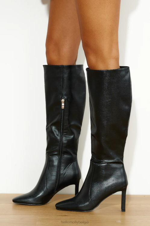 schoenen Hello Molly billini kan zwarte schaal opstarten XR2L10048