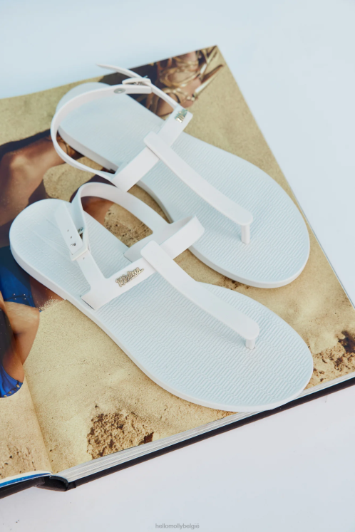 schoenen Hello Molly Melissa Sun Ventura sandalen wit XR2L9993