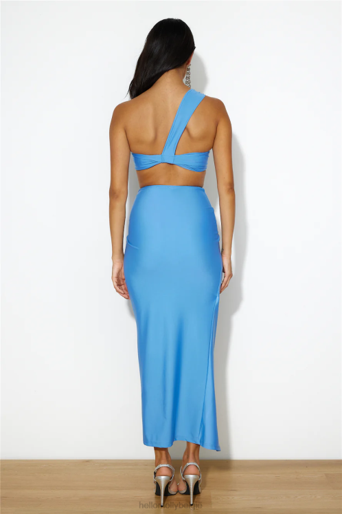 kleding Hello Molly klaar voor goss crop top blauw XR2L8760