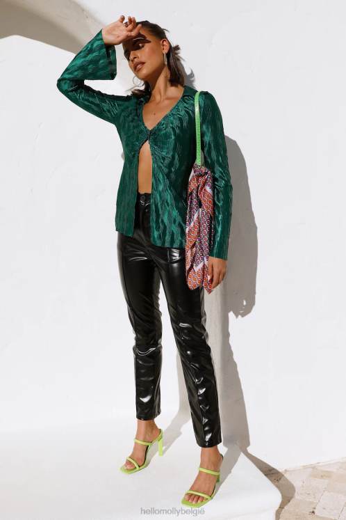 kleding Hello Molly meghan blouse groen XR2L9084
