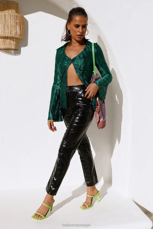 kleding Hello Molly meghan blouse groen XR2L9084