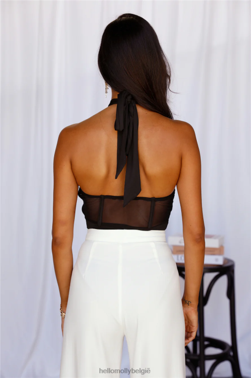 kleding Hello Molly overal en overal bodysuit zwart XR2L8515