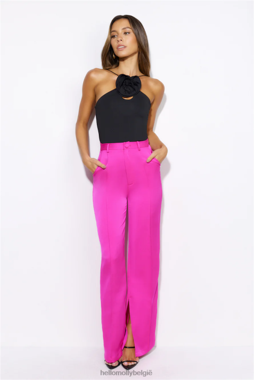 kleding Hello Molly Nights of Cocktails crop top zwart XR2L8602