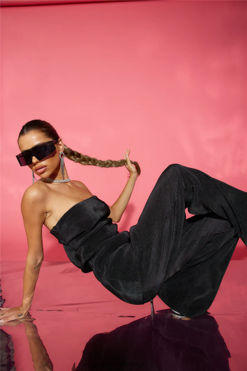 kleding Hello Molly cover meisjestop zwart XR2L8609