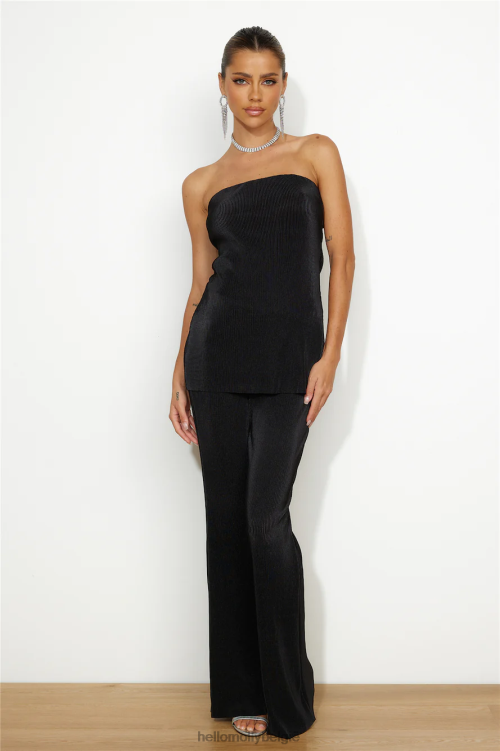 kleding Hello Molly cover meisjestop zwart XR2L8609