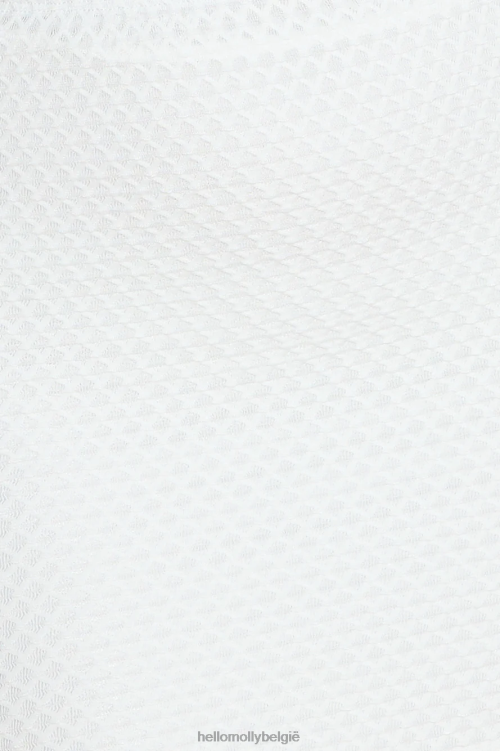 kleding Hello Molly de leukste fit crop top wit XR2L8628