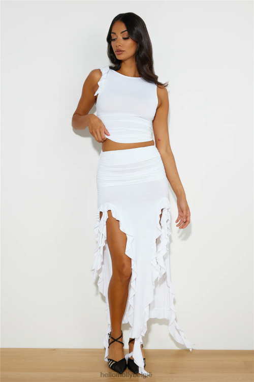 kleding Hello Molly leeuwin rendez-vous top wit XR2L8608